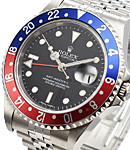 GMT-Master II Pepsi Ref 16710 in Steel with Red and Blue Bezel on Jubilee Bracelet with Black Dial