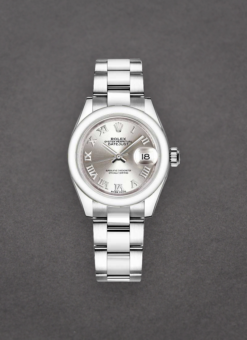 Pre-Owned Rolex Datejust Ladies 26mm in Steel with Smooth Bezel