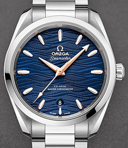 Seamaster Aqua Terra 150M Master Chronometer 38mm Automatic in Steel on Steel Bracelet with Blue Dial