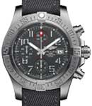Avenger Bandit 45mm Chronograph in Titanium on Anthracite Fabric Strap with Grey Dial