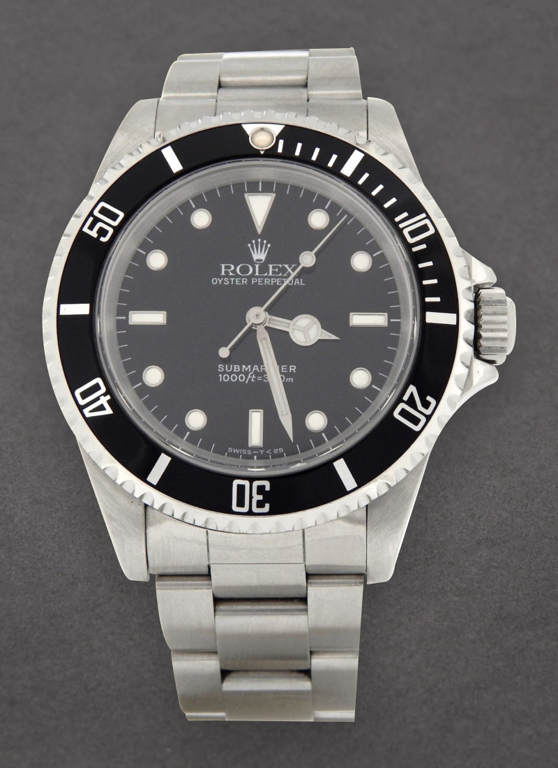 Pre-Owned Rolex Submariner 40mm No Date in Steel with Black Bezel