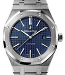 Royal Oak 41mm Automatic in Stainless Steel on Stainless Steel Bracelet with Blue Dial