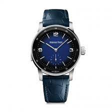 Code 11.59  Minute Repeater Supersonnerie Automatic in White Gold on Blue Crocodile Leather Strap with Blue Dial