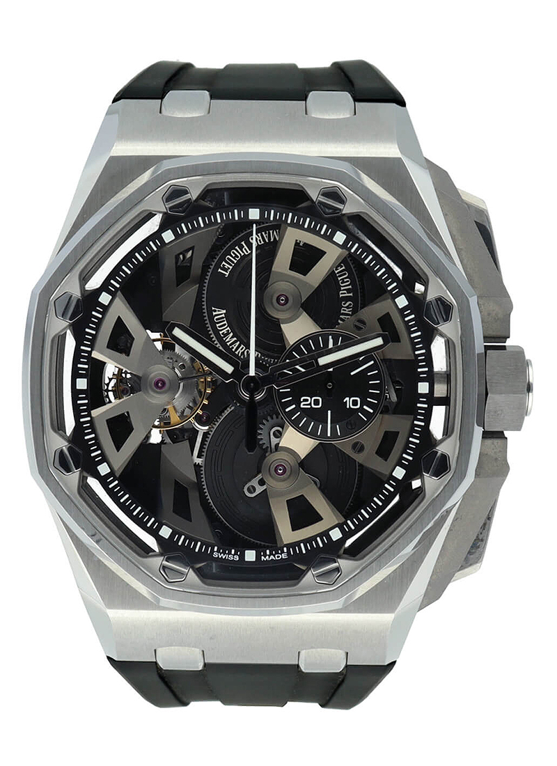 Audemars Piguet Royal Oak Tourbillon Chronograph Openworked 44mm in Steel