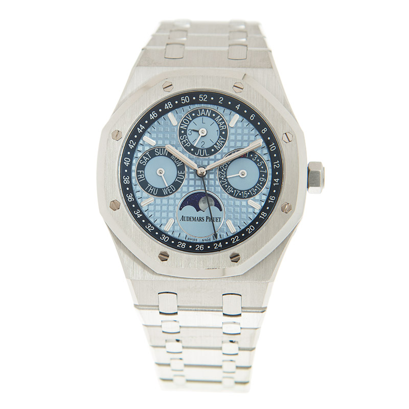 Audemars Piguet Royal Oak Perpetual Calendar Mens 41mm Automatic in Platinum