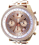 Bentley 6.75 in Rose Gold on Rose Gold Bracelet with Rose Gold Dial