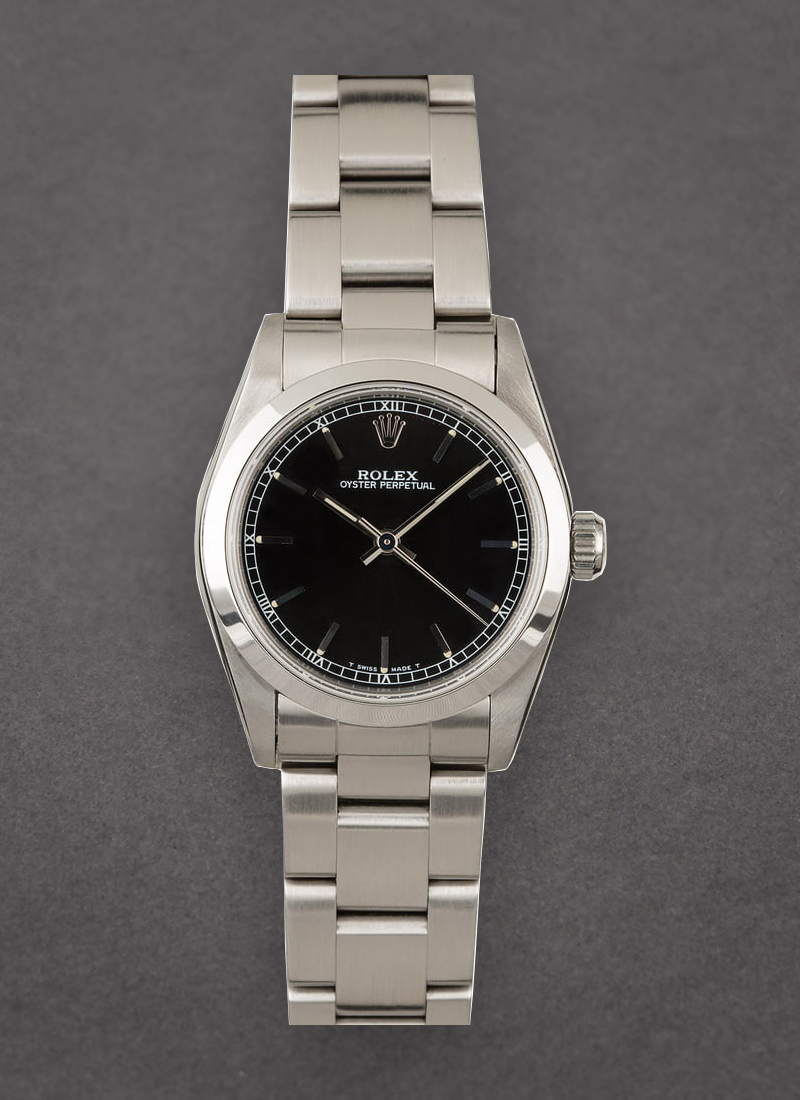 Pre-Owned Rolex Oyster Perpetual No Date in Steel Domed Bezel