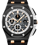 Royal Oak Offshore Chronograph in Ceramic - L.E. of 300 Piece On Black Rubber Strap with Slate Grey Dial