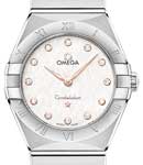 Constellation Manhattan 28mm in Stainless Steel on Stainless Steel Bracelet with Silver Dial