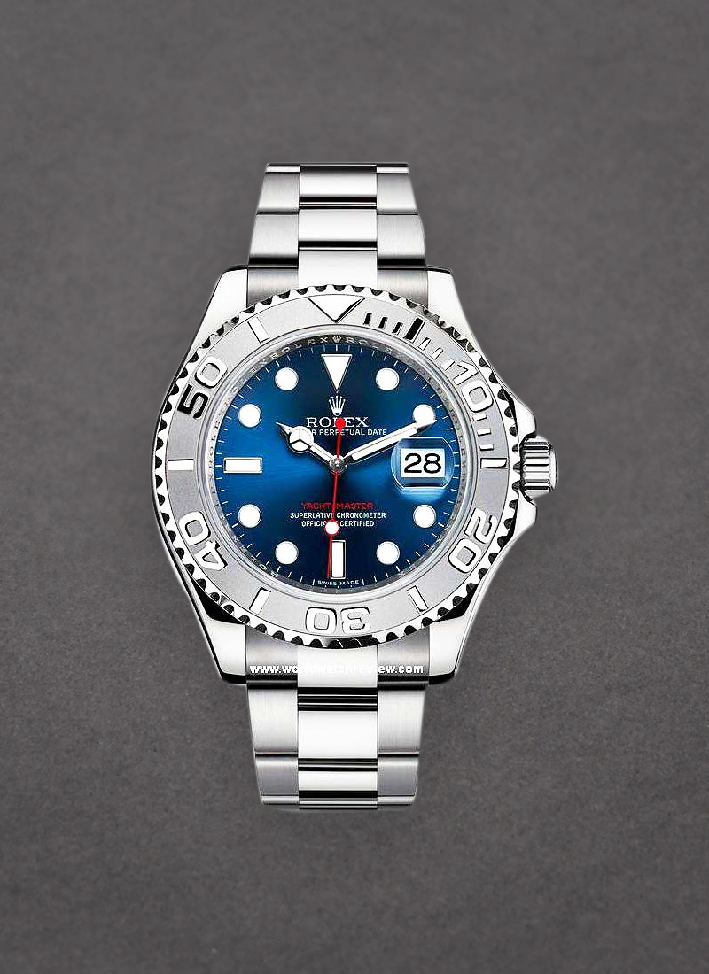 Pre-Owned Rolex Yacht-master 40mm in Steel with Platinum Bezel