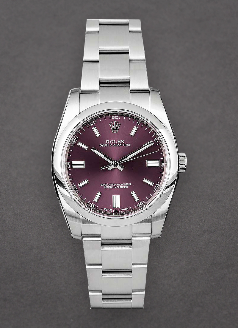 Pre-Owned Rolex Oyster Perpetual 36mm No Date in Steel with Smooth Bezel