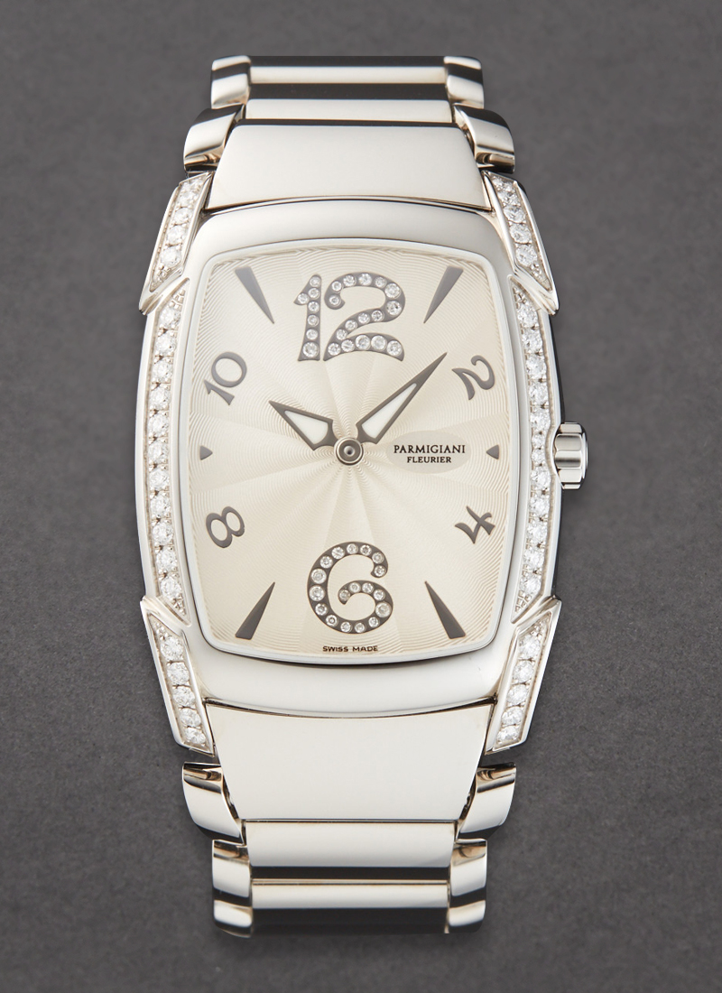 Parmigiani Kalpa Donna 34.8mm Quartz in Steel with Diamond Bezel