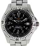 Colt 38mm Quartz in Steel on Steel Bracelet with Black Arabic Dial