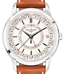 5212 Calatrava in Steel on Brown Leather Strap with Silver Opaline Dial