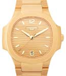 Nautilus 7118 Automatic in Rose Gold On Rose Gold Bracelet with Golden Rose Dial