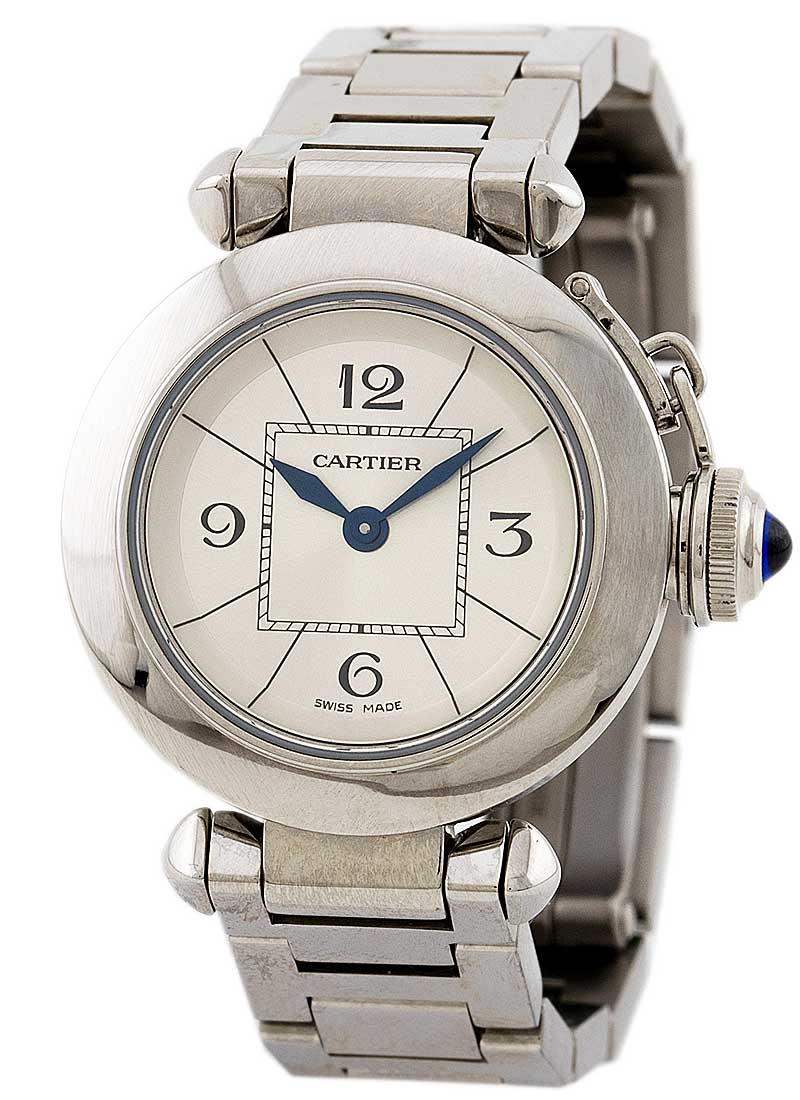 Cartier Miss Pasha 27mm in Stainless Steel
