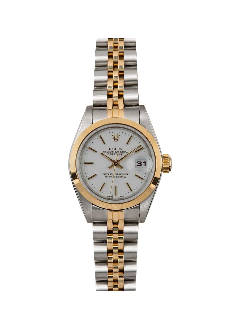 Pre-Owned Rolex Lady's Datejust 26mm in Steel with Yellow Gold Domed Bezel