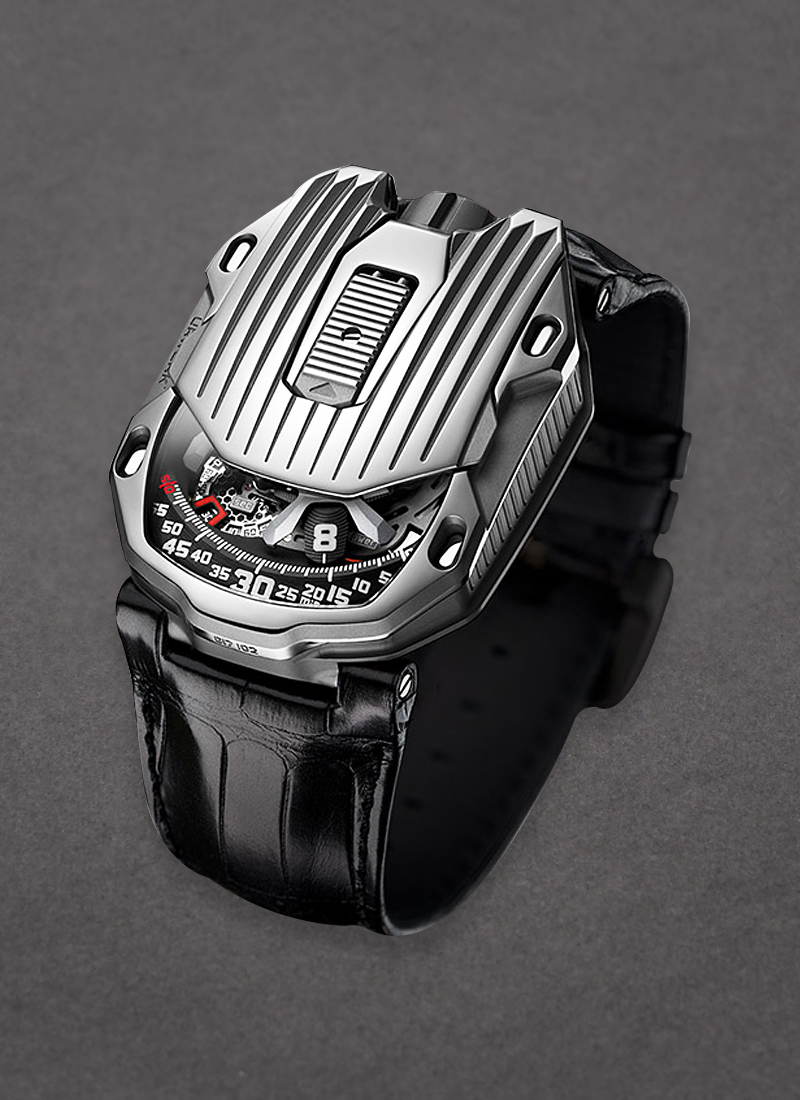 Urwerk UR-105CT Maverick in Steel and Titanium