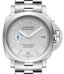 PAM 977 - Luminor Marina 42mm in Steel on Steel Bracelet with Grey Dial