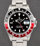 GMT Master 40mm in Steel with Red and Black 