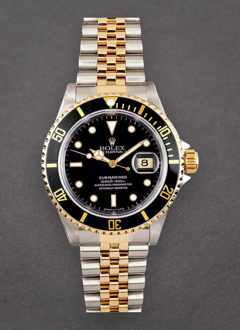 Pre-Owned Rolex Submariner 2-Tone with Blue Bezel