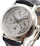Equation of Time Perpetual Calendar Skeleton in Patinum on Black Leather Strap with Skeleton Dial - Los Angeles Edition
