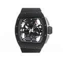 RM 61-01 Yohan Blake Limited Edition All Black TZP Carbon Case on Rubber  Strap - Limited to 150pcs