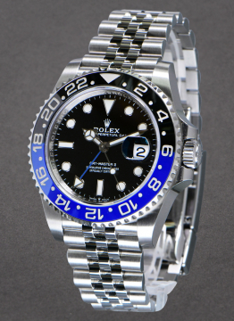 Pre-Owned Rolex 126710 GMT Master II Batgirl with Jubilee Bracelet 126710