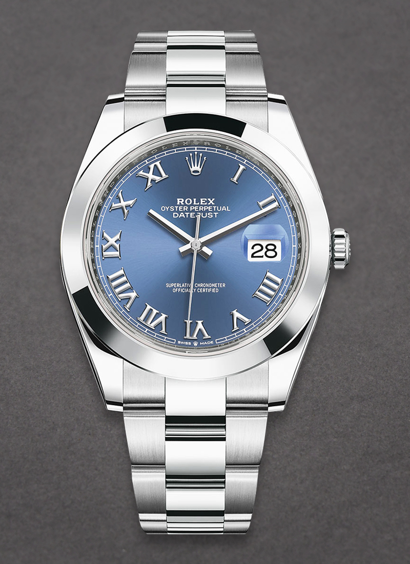 Rolex Unworn Datejust 41mm in Steel with Smooth Bezel