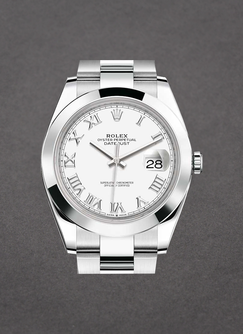 Rolex Unworn Datejust 41mm in Steel with Smooth Bezel