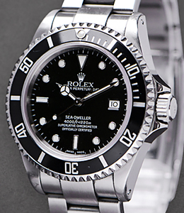Sea Dweller Ref 16600 Circa 2002 on Oyster Bracelet - Hole Lugs - Factory Serviced