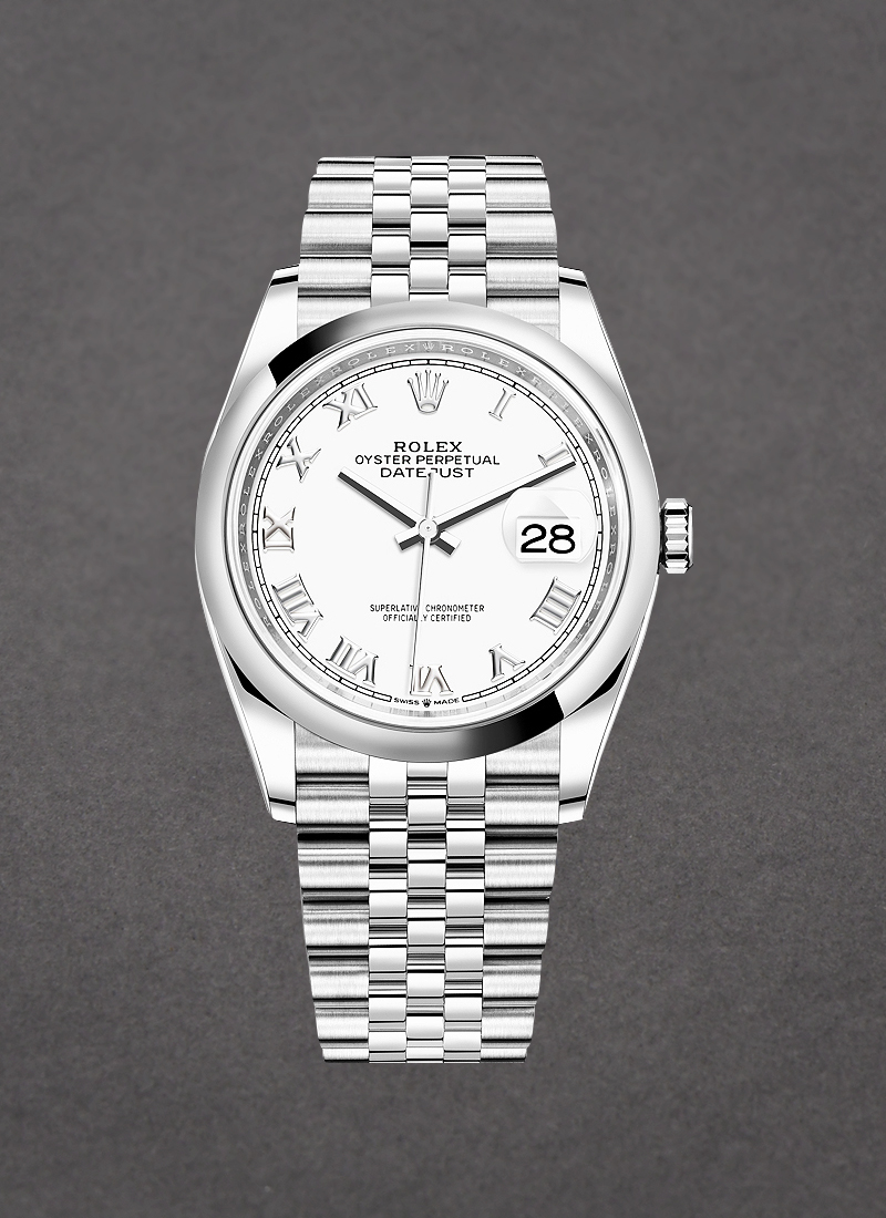 Rolex Unworn Datejust 36mm in Steel with Domed Bezel