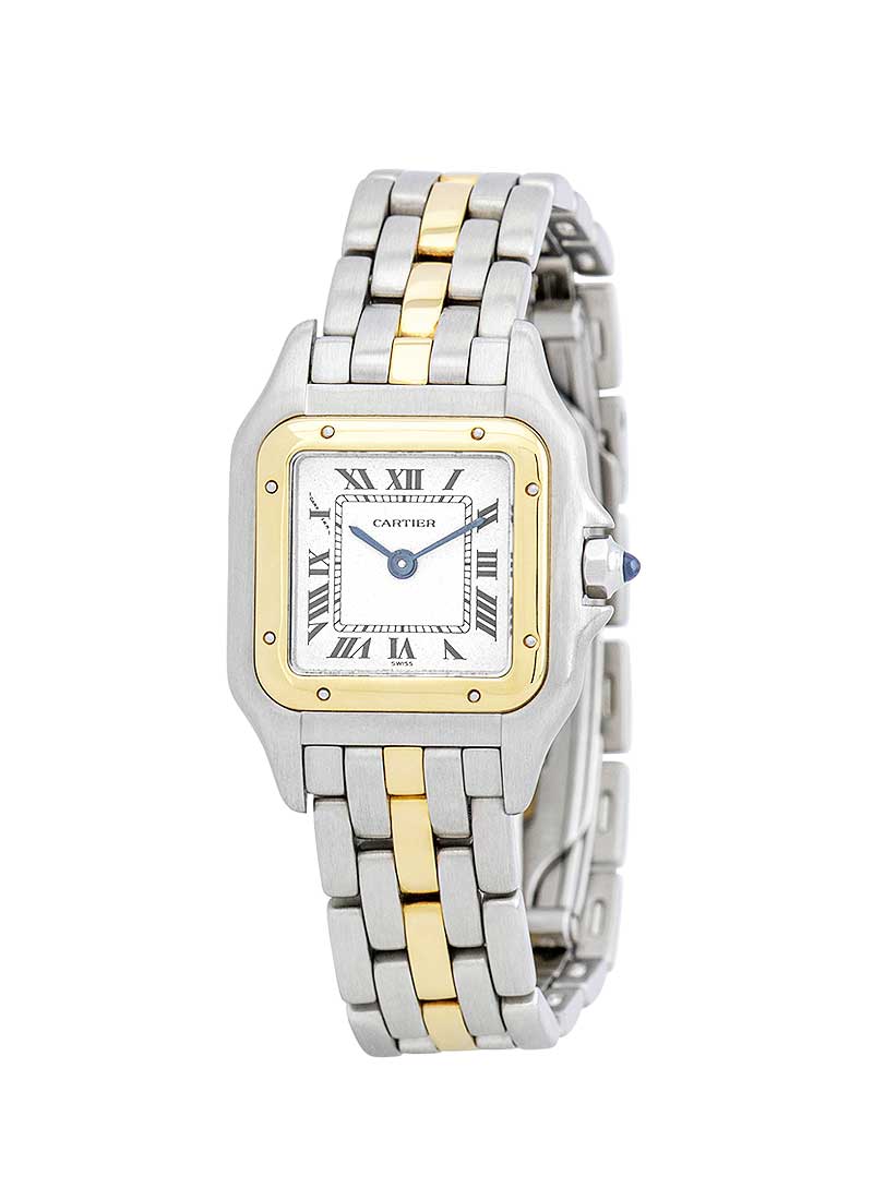 Cartier Panther 22mm in Steel with Yellow Gold Bezel