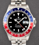 GMT-Master II 16710 in Steel with Pepsi Bezel on Jubilee Bracelet with Black Dial