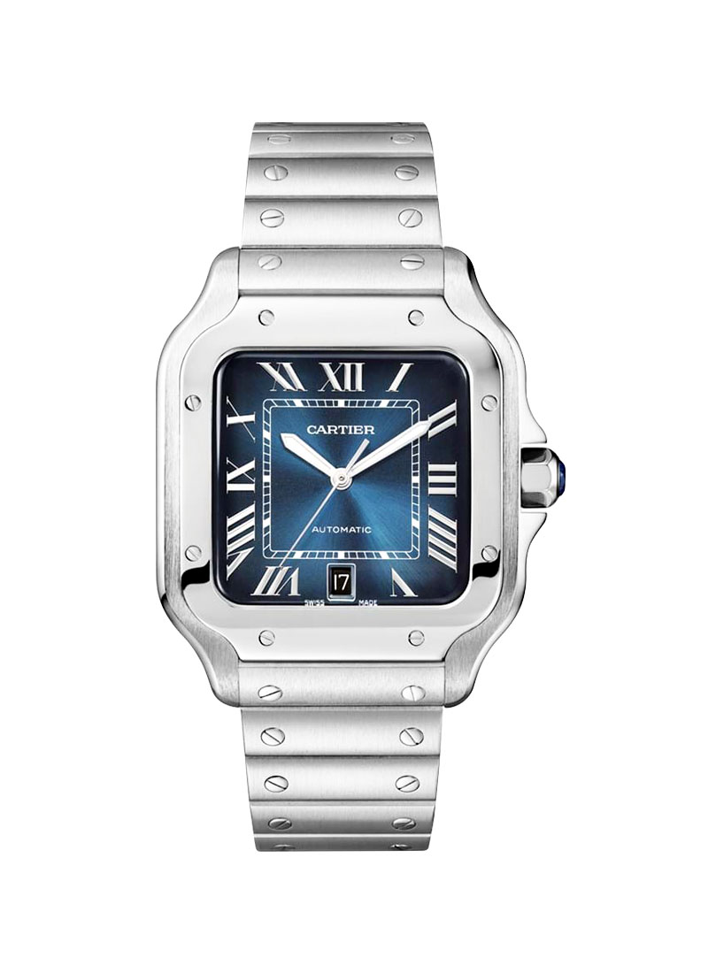 WSSA0030 Cartier Santos de Cartier Large Stainless Steel | Essential ...