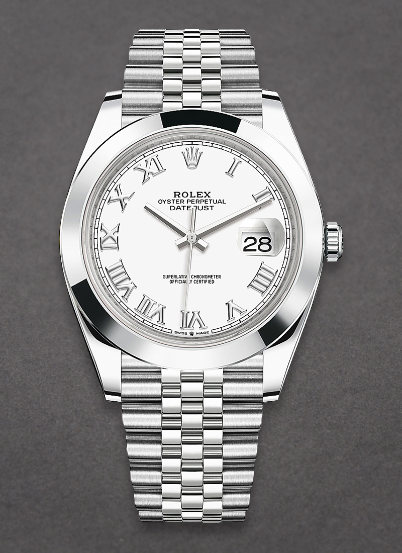 Rolex Unworn Datejust 41mm in Steel with Smooth Bezel