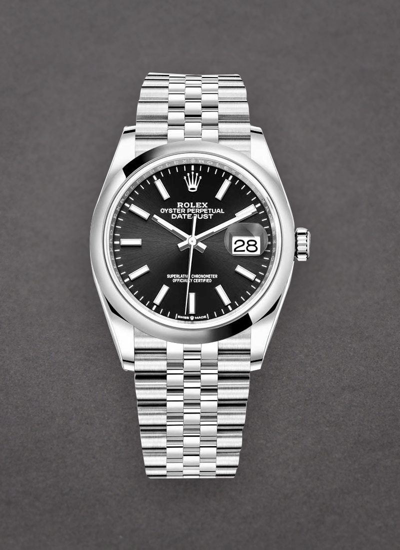 Rolex Unworn Datejust 36mm in Steel with Domed Bezel