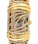 Shanta 18mm in Yellow Gold on Yellow Gold Bracelet with MOP Diamond Dial