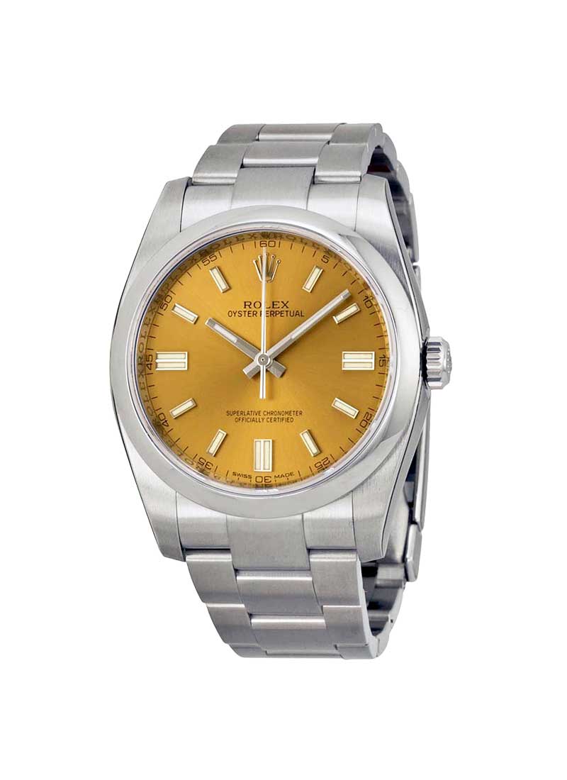 Pre-Owned Rolex Oyster Perpetual 36mm No Date in Steel with Smooth Bezel