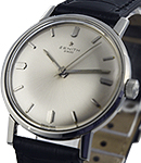 Zenith Stainless Steel Original Dial Manual Wind Watch, circa 1950s  
