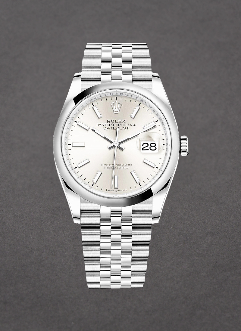 Rolex Unworn Datejust 36mm in Steel with Domed Bezel