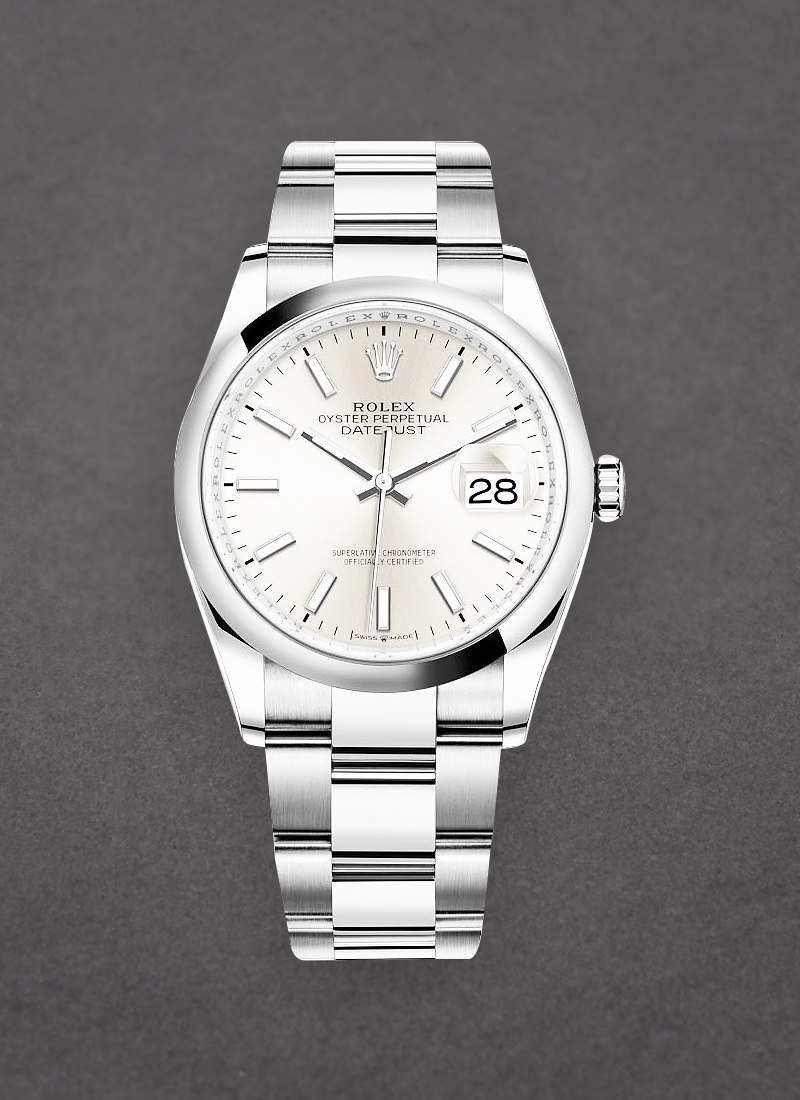 Rolex Unworn Datejust 36mm in Steel with Domed Bezel