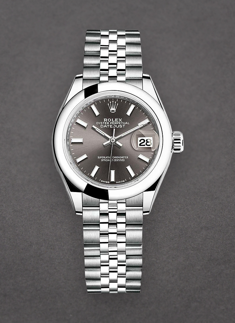 Pre-Owned Rolex Datejust Ladies 26mm in Steel with Smooth Bezel