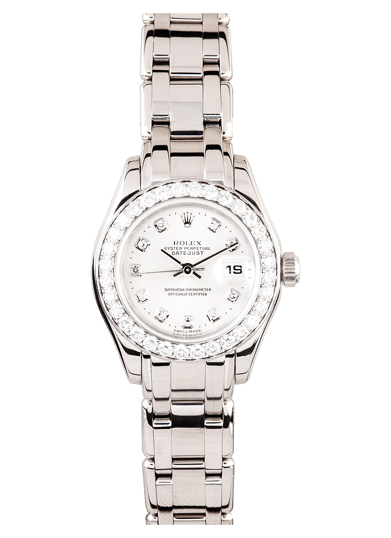 Pre-Owned Rolex Masterpiece with White Gold Diamond Bezel