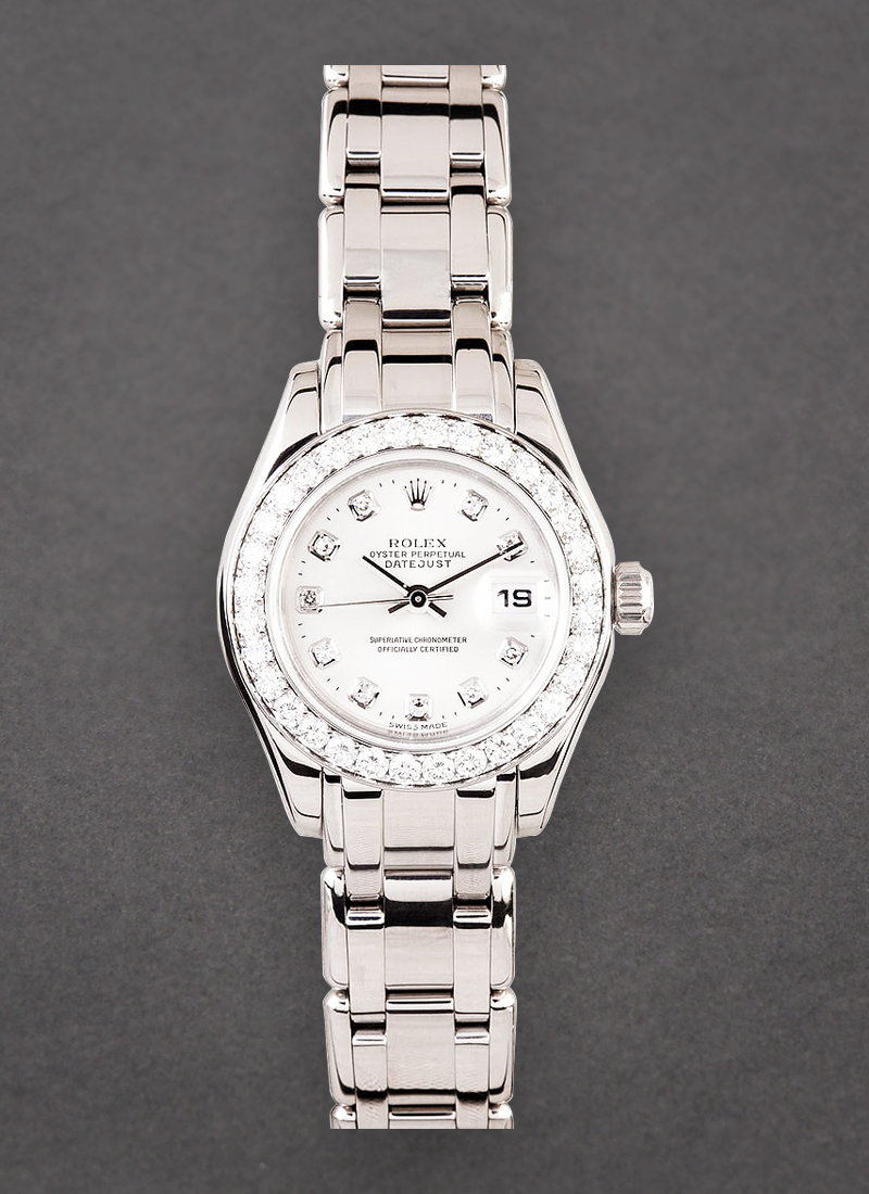 Pre-Owned Rolex Masterpiece with White Gold Diamond Bezel