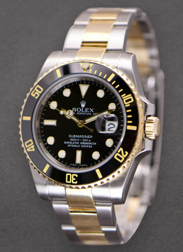 Pre-Owned Rolex 116613_Used_Black 2-Tone Submariner with Black Dial and Black Ceramic Bezel 116613_Used_Black