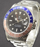 GMT-Master II Pepsi with Faded Bezel on Oyster Bracelet with Black Dial