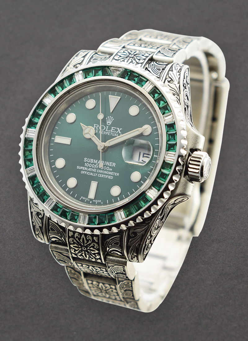 Engraved rolex submariner best sale