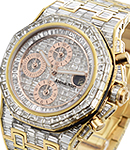 Offshore Chandelier Full Baguette Pave Aftermarket Rose Gold Fully Iced Out Bling on your Wrist