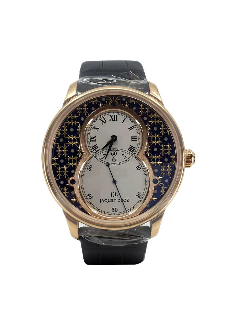 Jaquet Droz Grande Seconde Paillonnee in Rose Gold